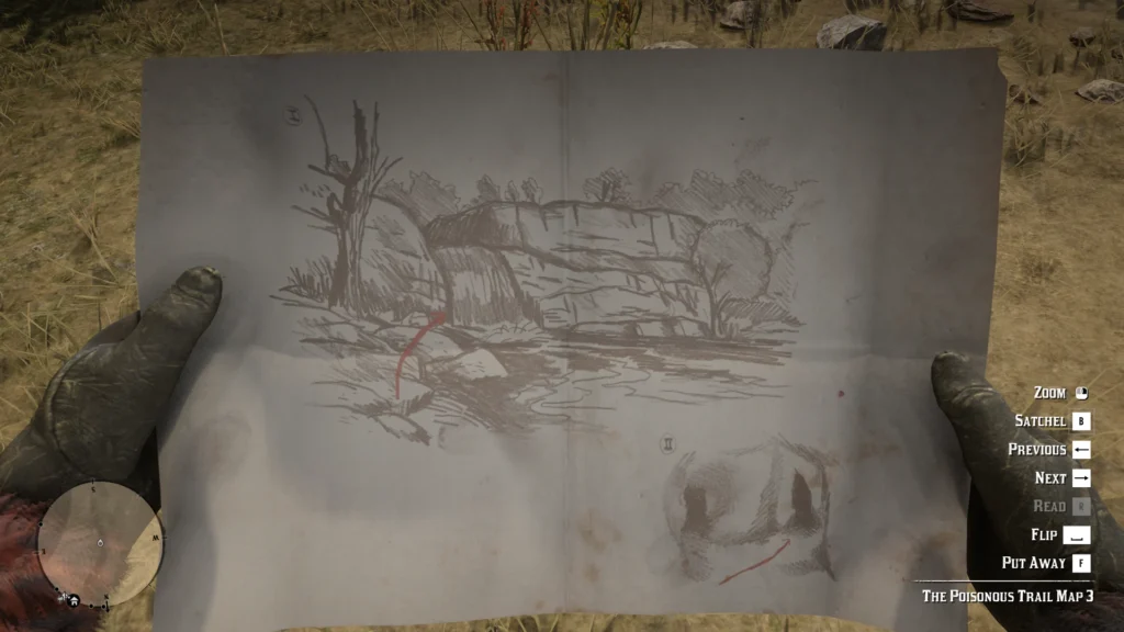 Poisonous Trail Treasure sketch map 3