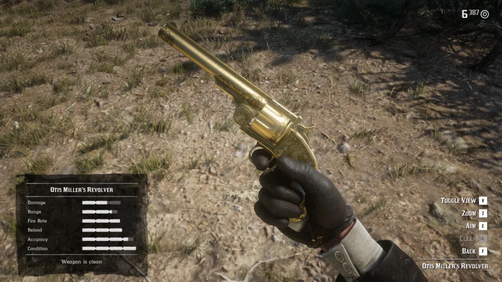 rdr2 Otis Miller's Revolver showcase