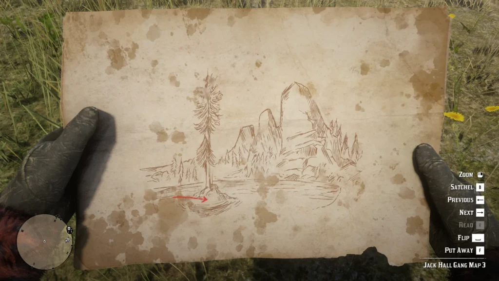 rdr2 jack hall gang sketch map 3