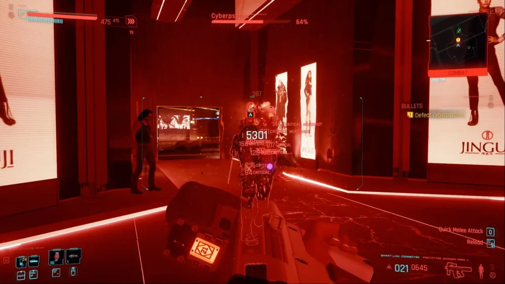 Cyberpunk 2077 Bullets Quest cyberpsycho