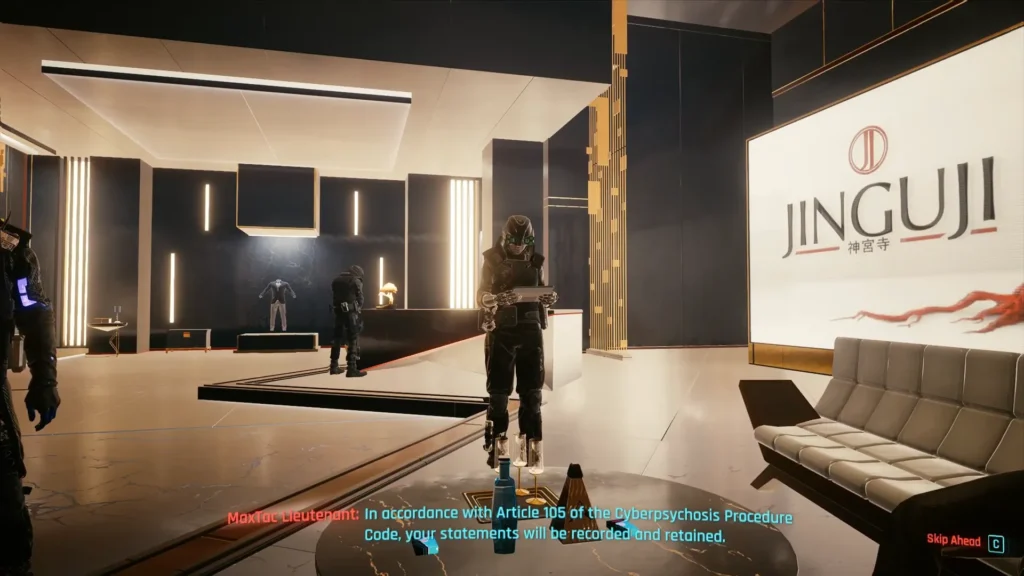 Cyberpunk 2077 Bullets Quest maxtec agent