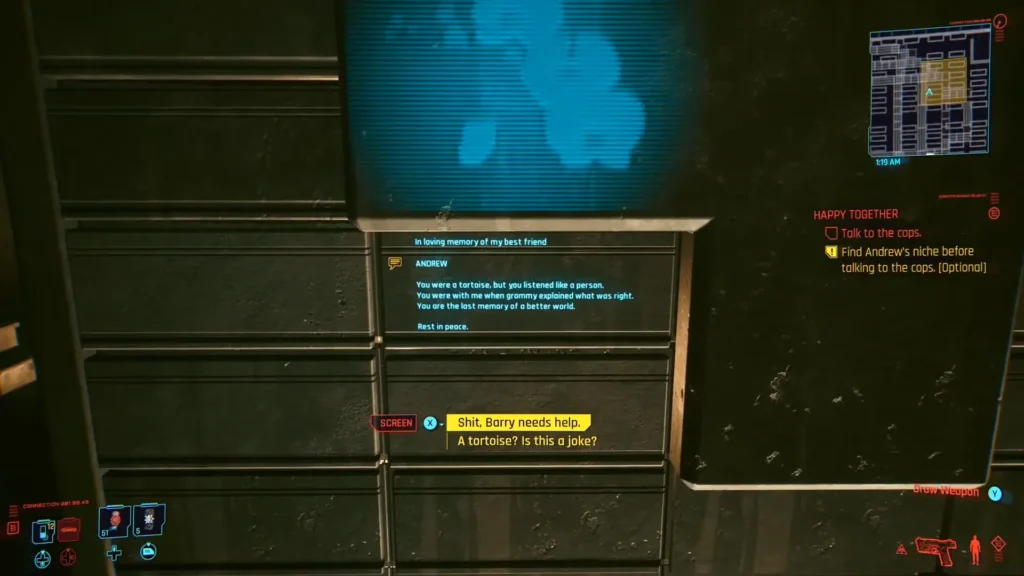 Cyberpunk 2077 Happy Together Walkthrough Andrew
