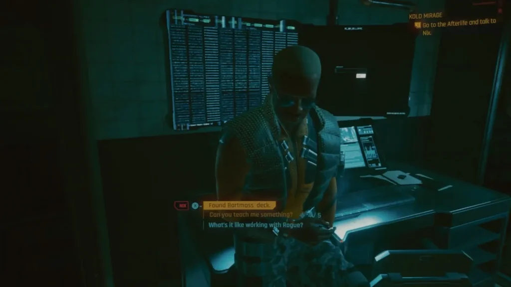 Kold Mirage Quest in Cyberpunk 2077 hacking