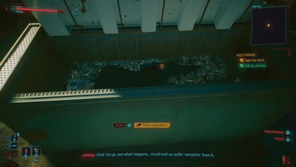 Kold Mirage Quest in Cyberpunk 2077 netrunner
