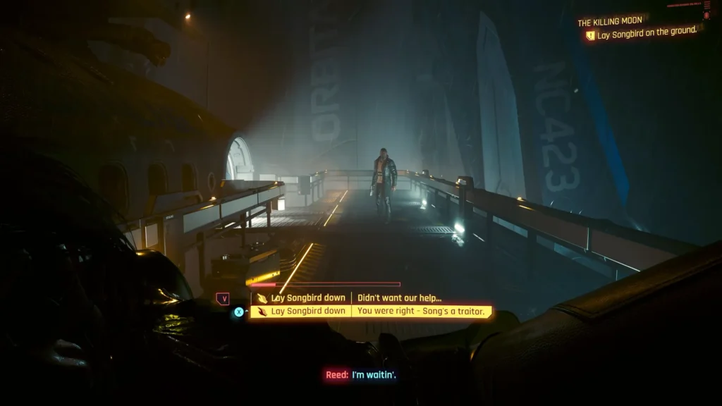 Cyberpunk tower ending Reed