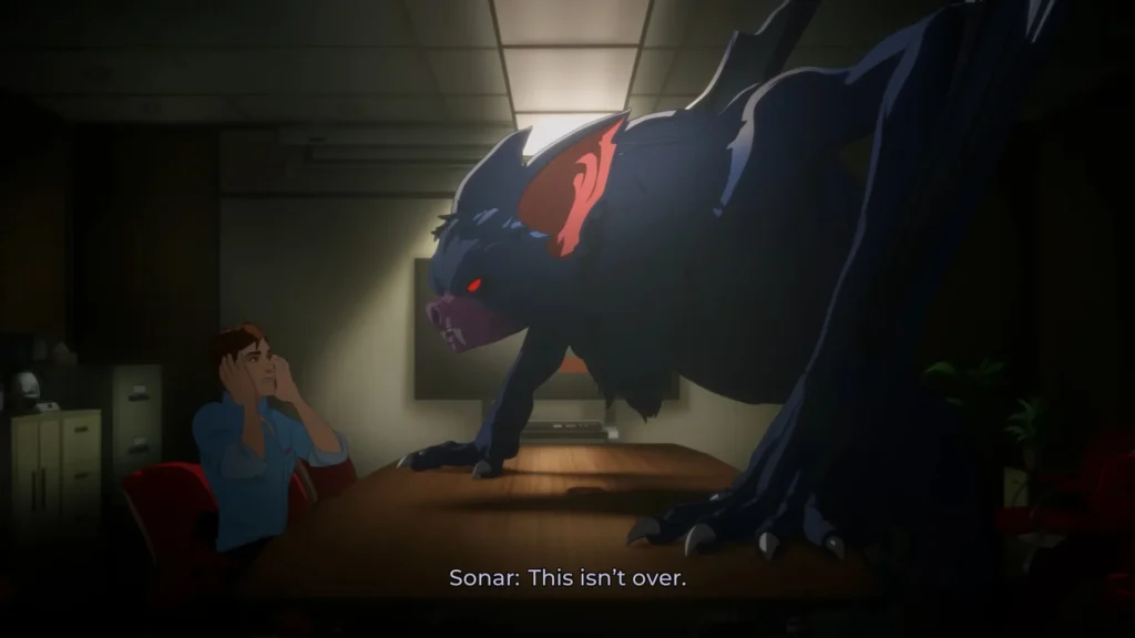 Dispatch cutting sonar scene