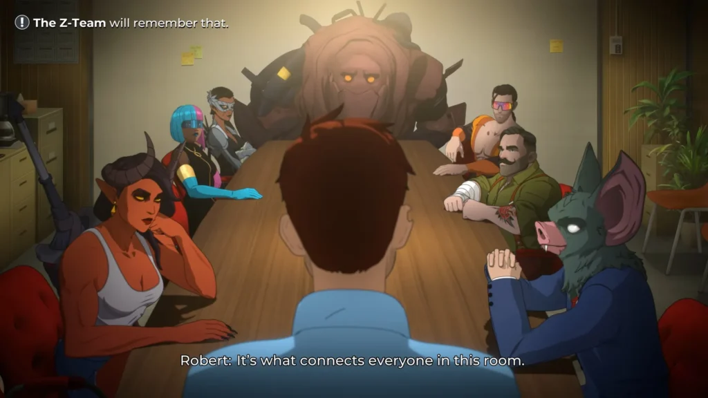 Dispatch talking to the team in conference room