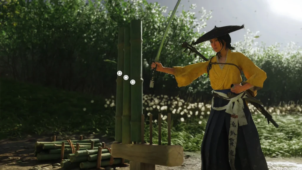 Nupur River Bamboo Strike location in Yotei Grasslands - Ghost of Yotei 5