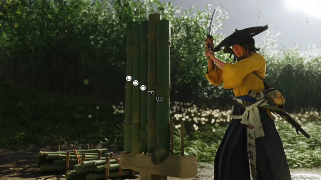Nupur River Bamboo Strike location in Yotei Grasslands - Ghost of Yotei 6