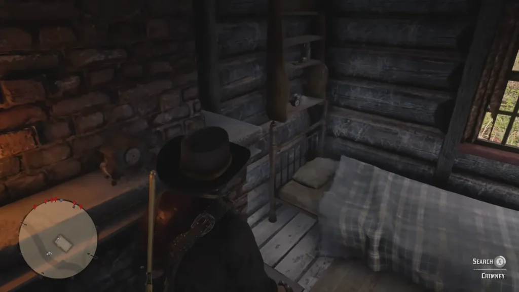 RDR2 Sketched Map Location Reed Cottage 1