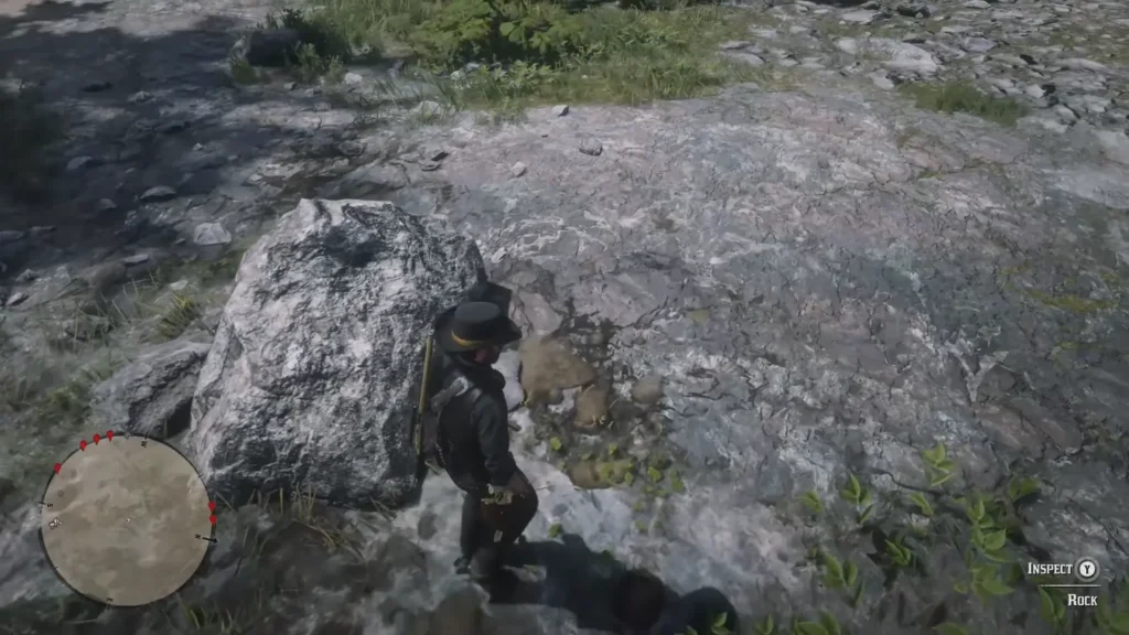 RDR2 Sketched Map Treasure Location Elysian Pool Tree X 2