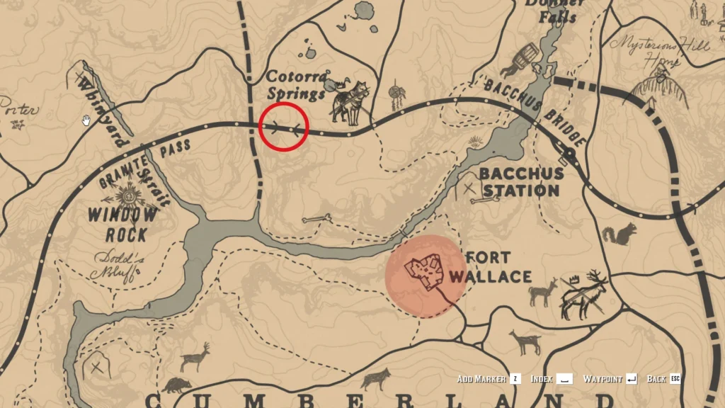 RDR2 Train Wreck Gold Bar Location