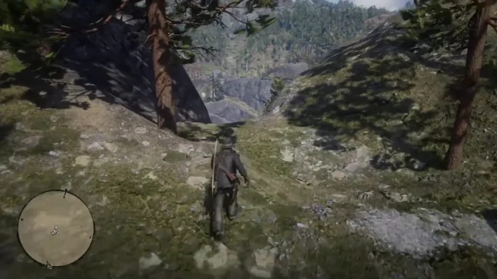 RDR2 high stakes treasure map 3 location fort wallace hill 1