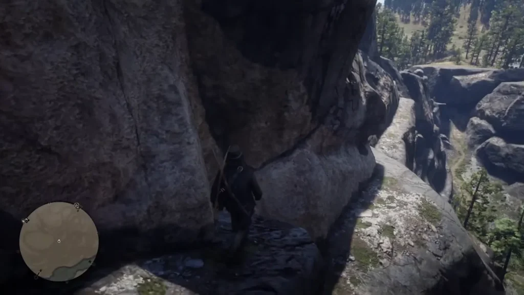 RDR2 high stakes treasure map 3 location fort wallace hill 8