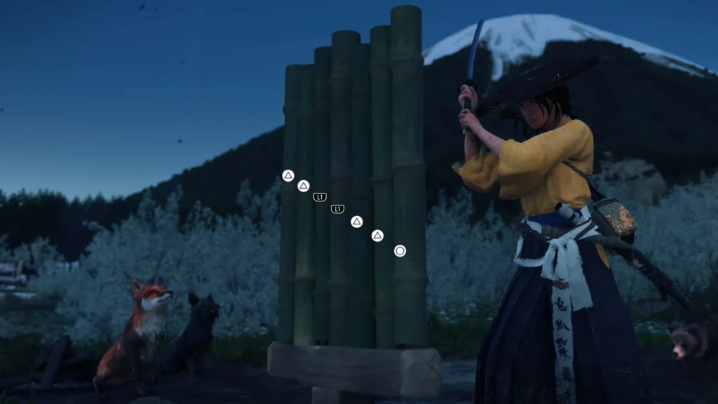 Yotei River Bamboo Strike location in Yotei Grasslands - Ghost of Yotei 4