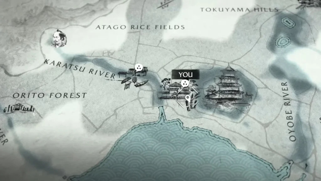ghost of yotei Matsumae Bamboo Strike map location