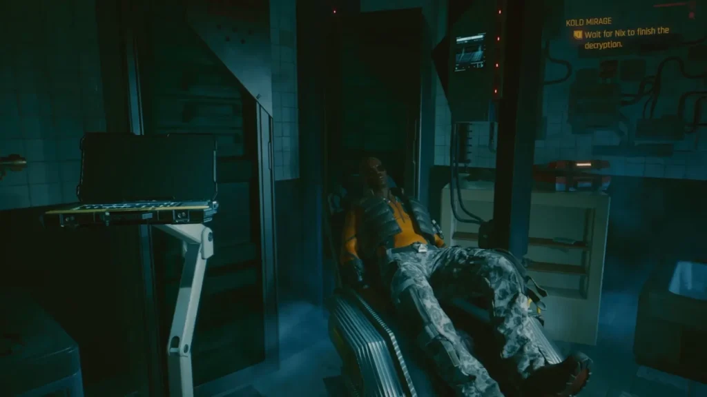 Kold Mirage Quest in Cyberpunk 2077 save nix