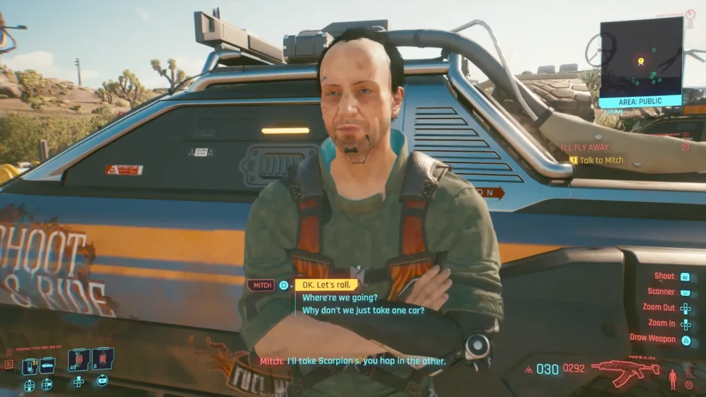 Cyberpunk 2077 I'll Fly Away Quest walkthrough