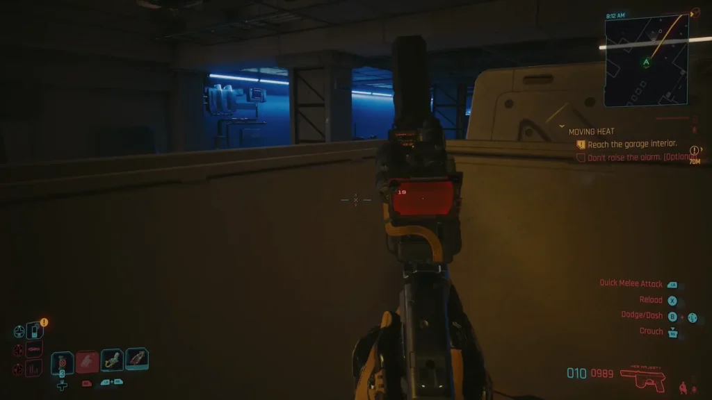 Cyberpunk 2077 Moving heat stealth