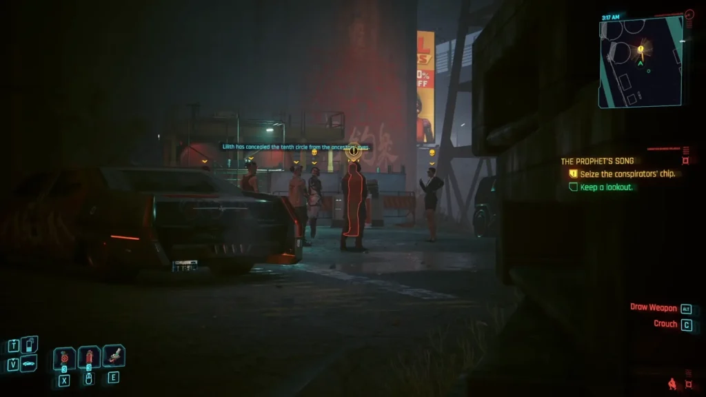 Cyberpunk 2077 The Prophet's Song Quest Meeting Spot