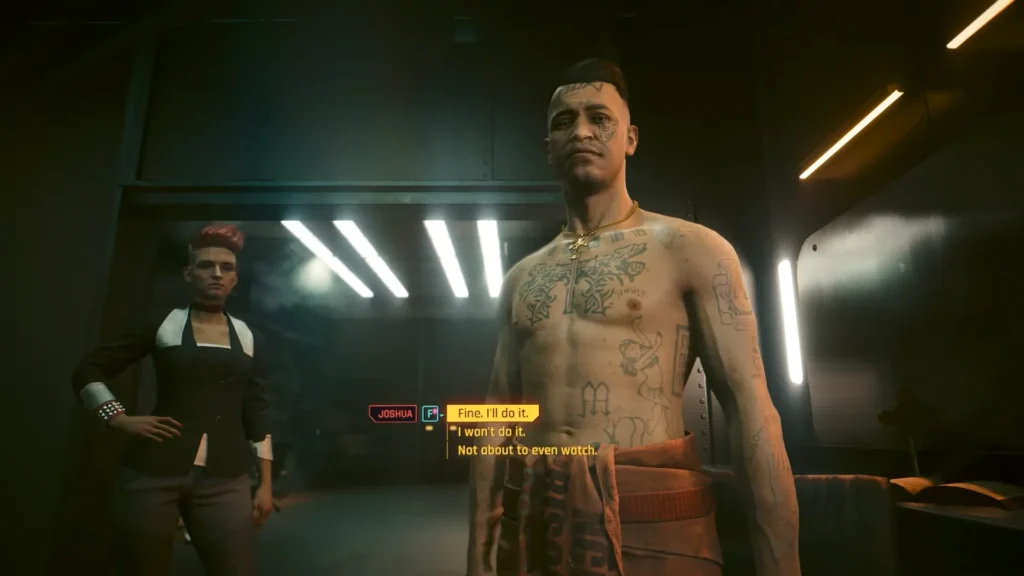 Cyberpunk 2077 They Won't Go When I Go Quest choices