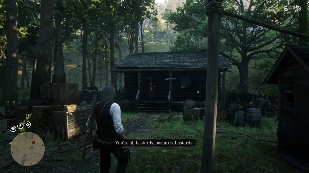 RDR2 Torn Treasure Map 2 Male Hermit in Manito Glade (1)