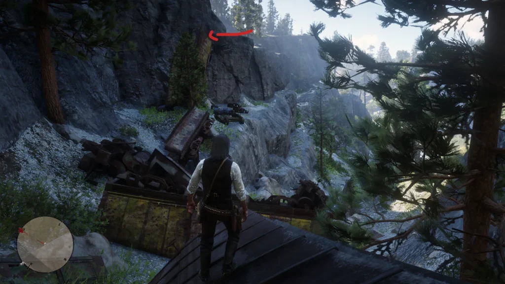 RDR2 Train Wreck Gold Bars in Cotorra Springs (1)