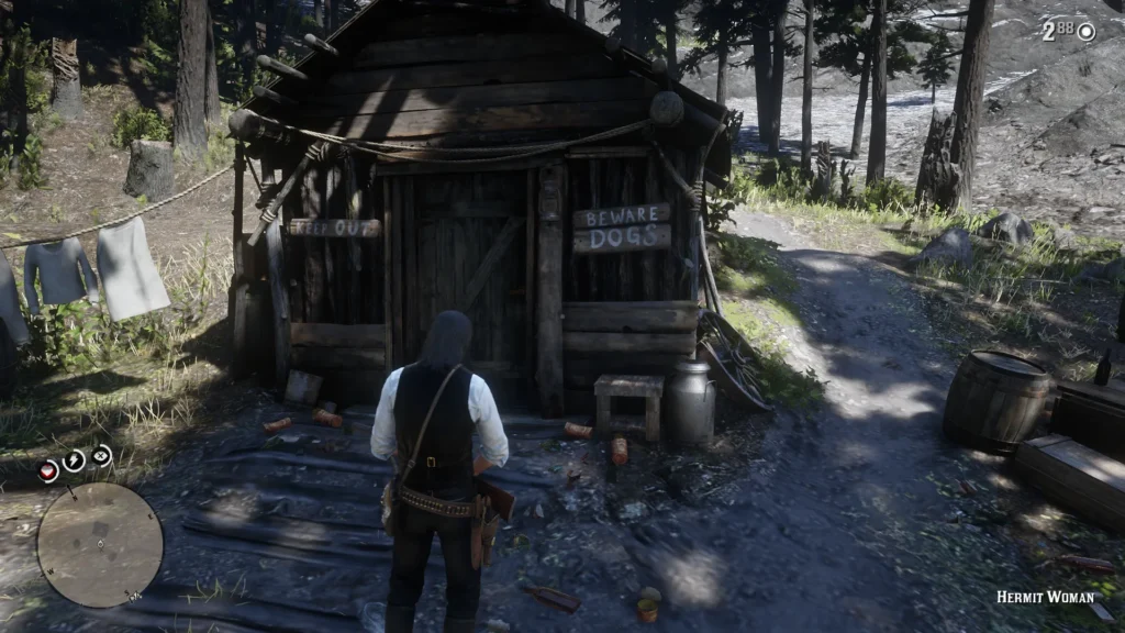 Remote woods cabin in northwest West Elizabeth near Little Creek River, home of the hermit woman (4)