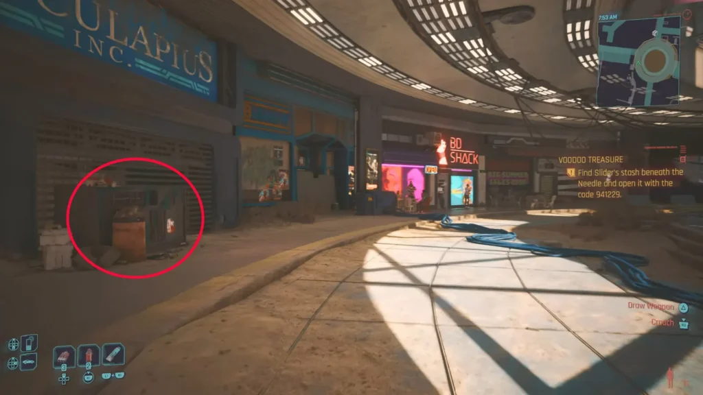 Voodoo Treasure location in cyberpunk 2077