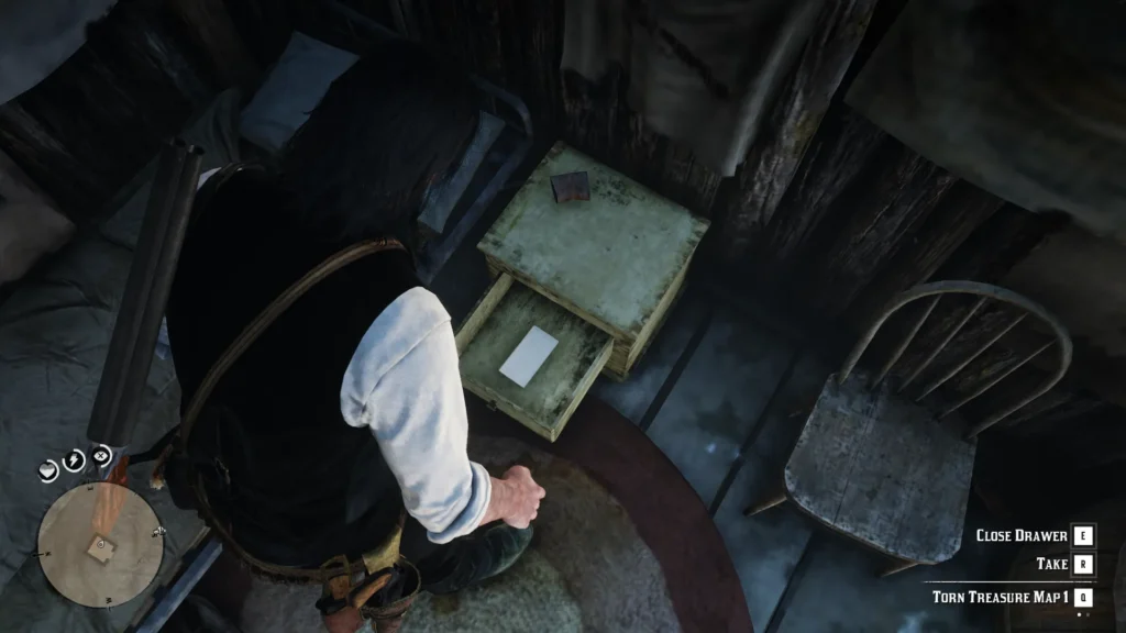 hermit woman rdr2 torn map