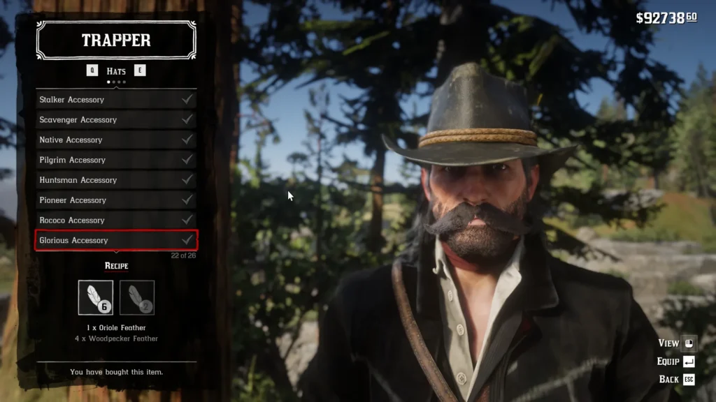 RDR2 Glorious Accessory
