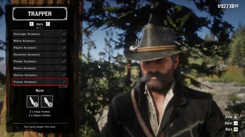 RDR2 Pursuer Accessory