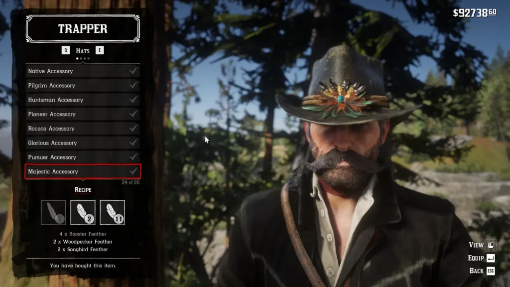 RDR2 Majestic Accessory