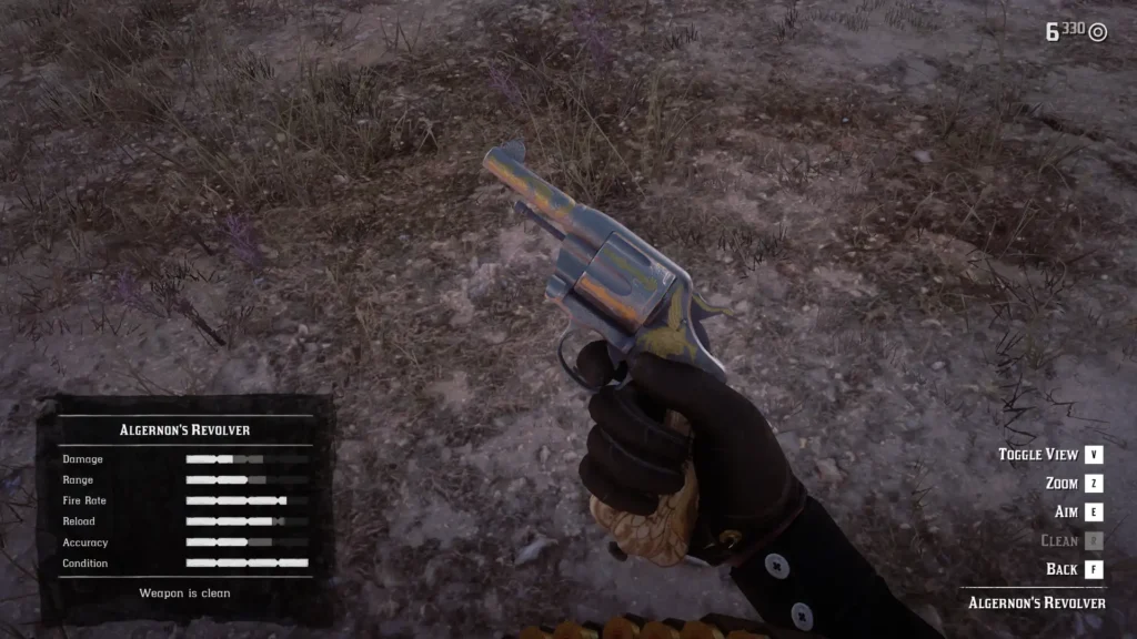 All RDR2 Revolvers and Pistols Algernon's Revolver