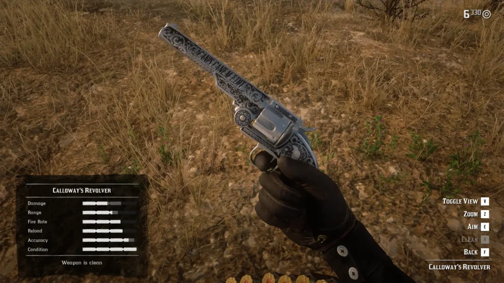 All RDR2 Revolvers and Pistols Calloway's Revolver