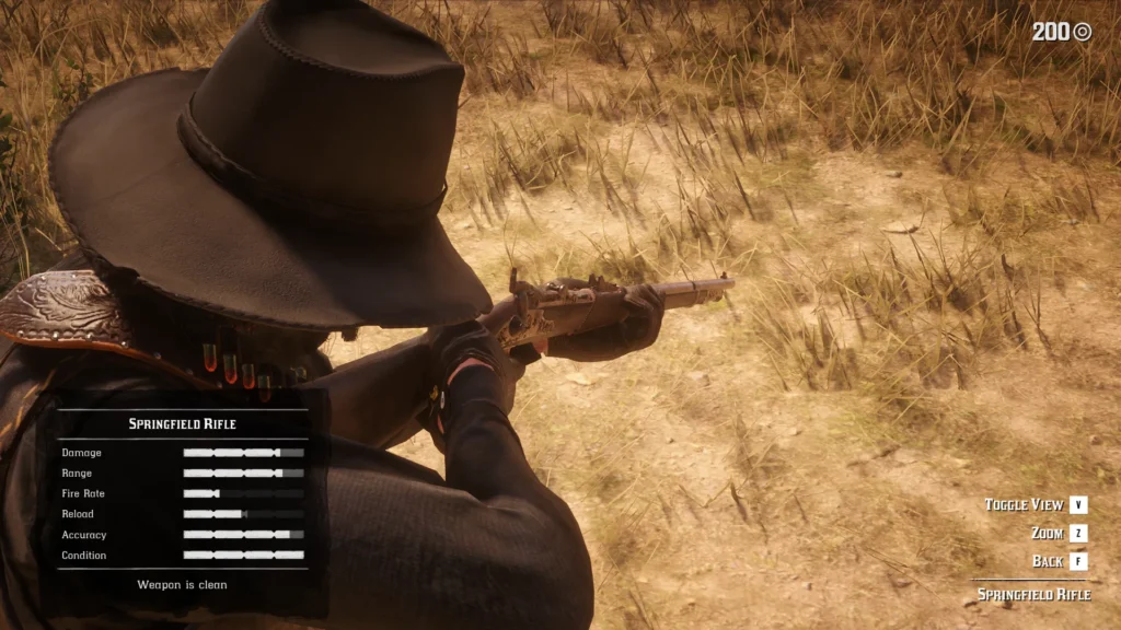 All RDR2 Rifles Springfield Rifle
