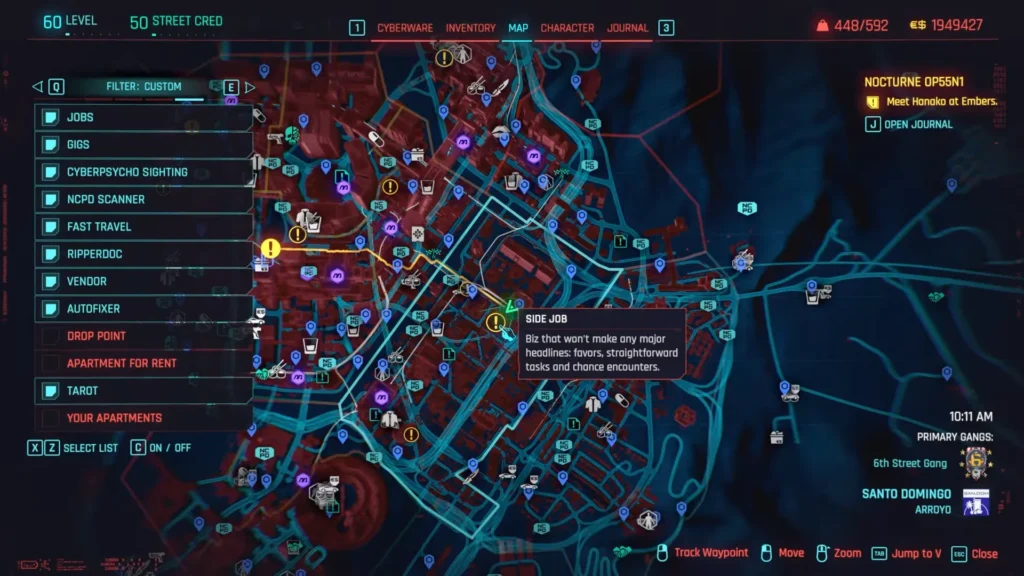 Cyberpunk 2077 Gun Music Quest Location