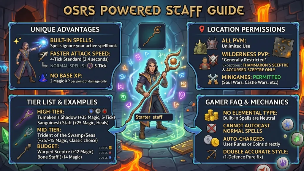 How Do OSRS Powered Stavff Work