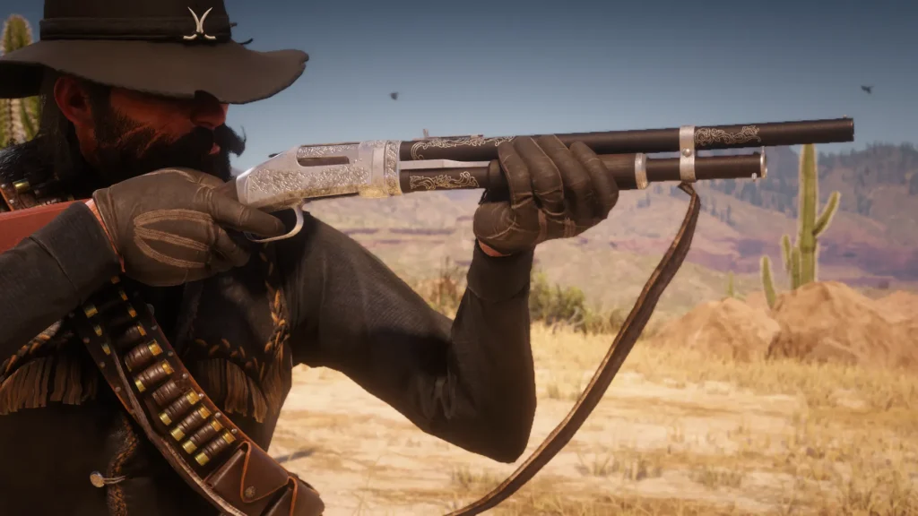 RDR2 Best Shotguns Pump-Action Shotgun
