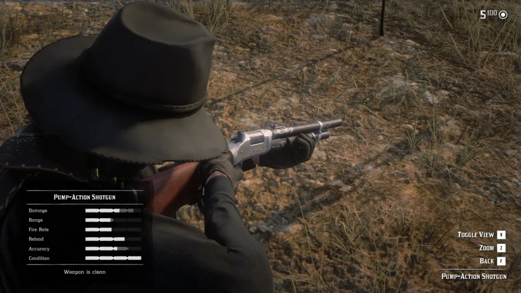 RDR2 Shotguns Pump-Action Shotgun