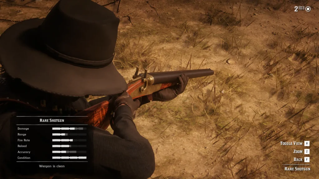 RDR2 Shotguns Rare Shotgun