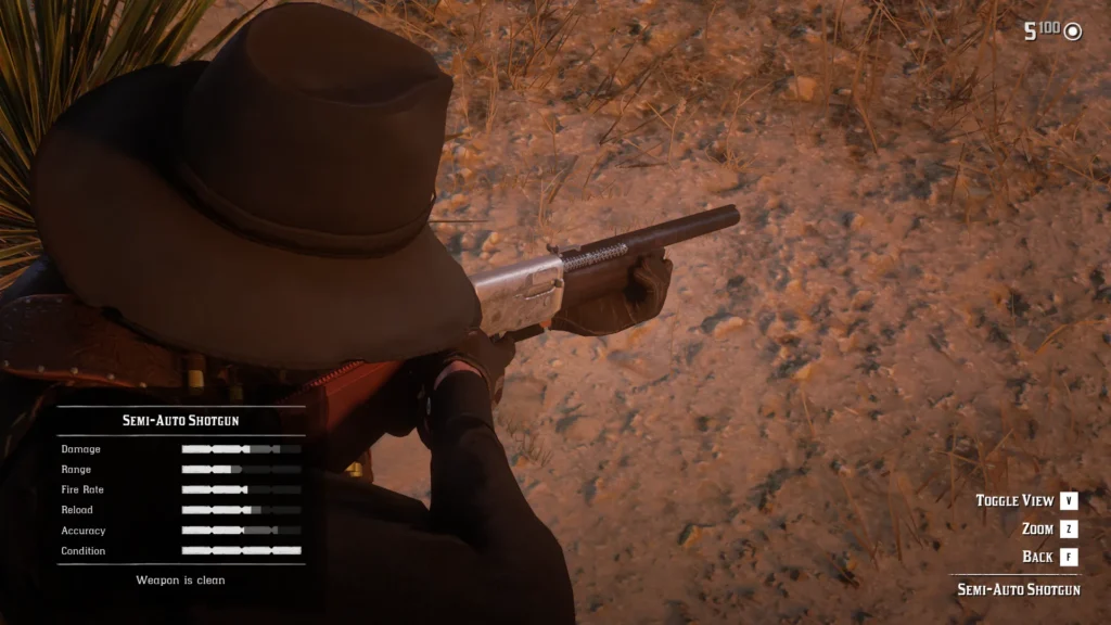 RDR2 Shotguns Semi-Auto Shotgun