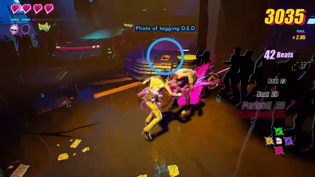 Dead as Disco Prophet Mission Photo of tagging D.E