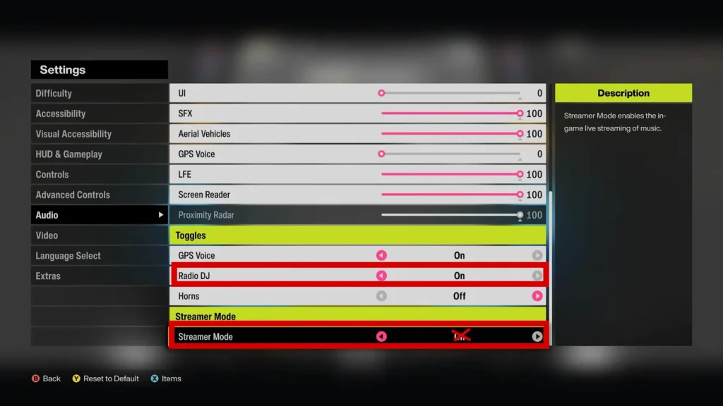 FH6 Takehiro Sato Audio Settings