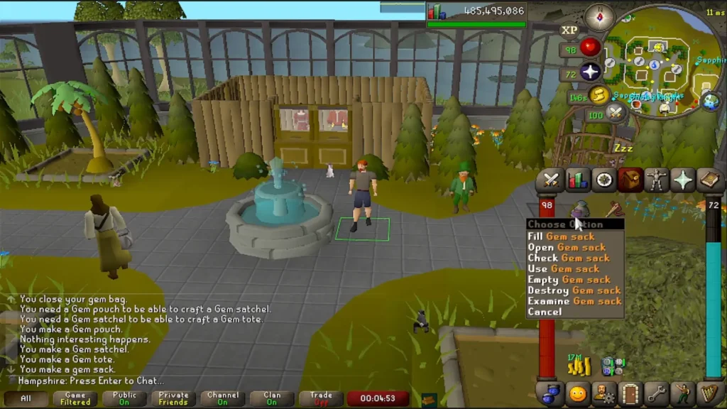 How to Craft the Gem Sack with Immaculate Mole Skin OSRS