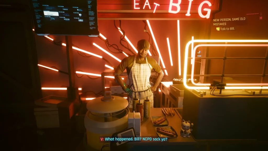 New Person, Same Old Mistakes Quest character bill