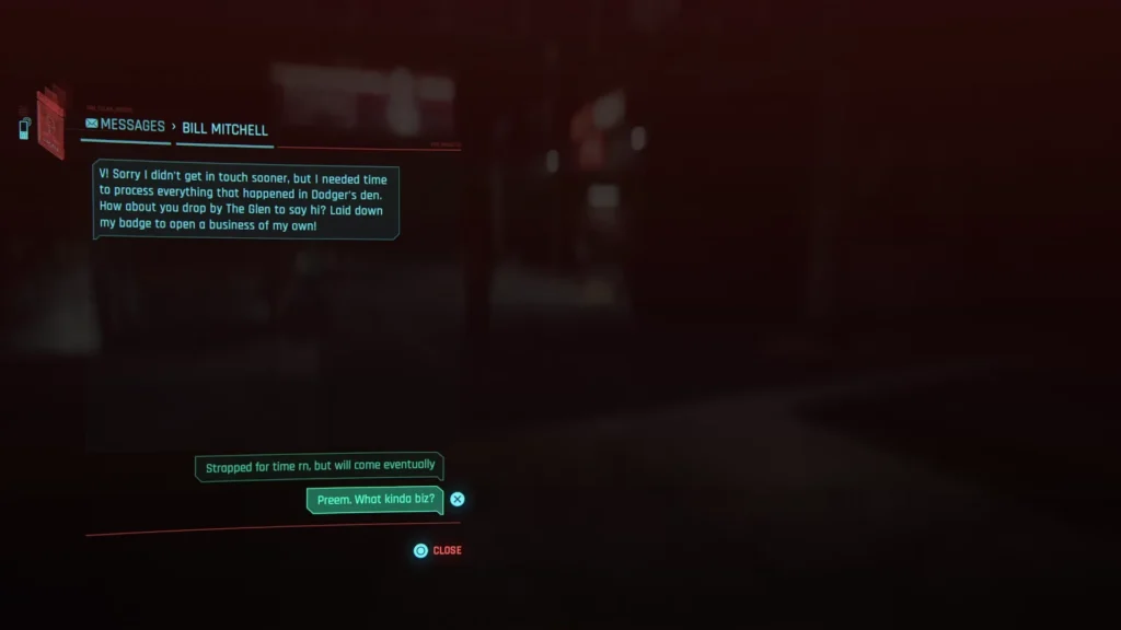 New Person, Same Old Mistakes Quest message reply