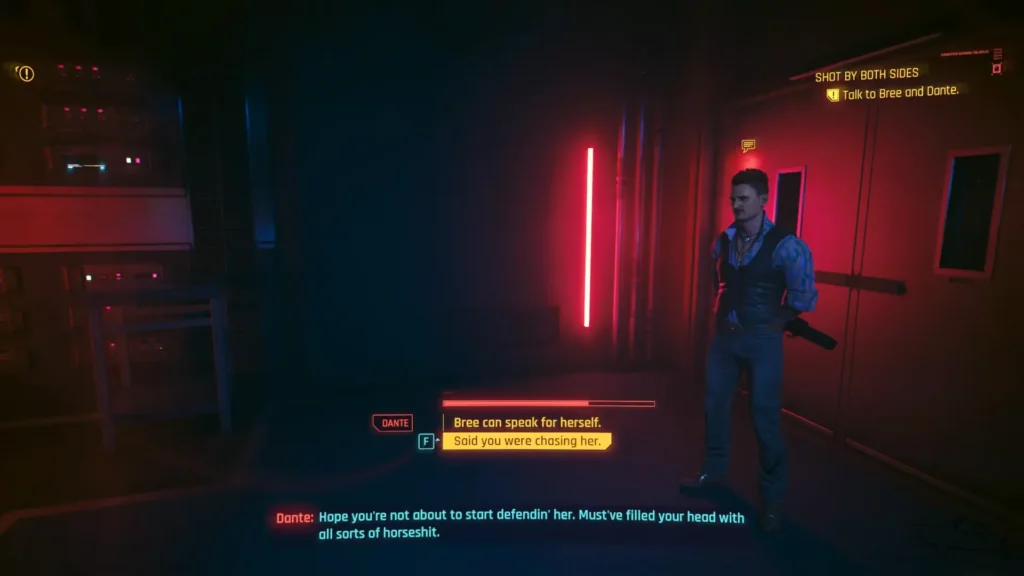 Cyberpunk 2077 Shot by Both Sides Quest Dante