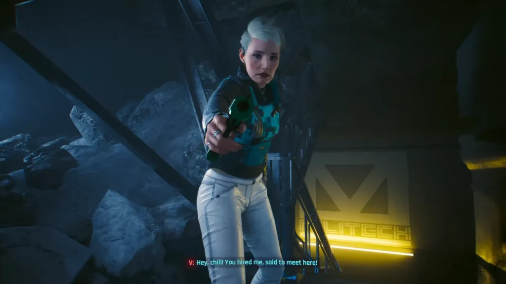 Cyberpunk 2077 Shot by Both Sides Quest bree
