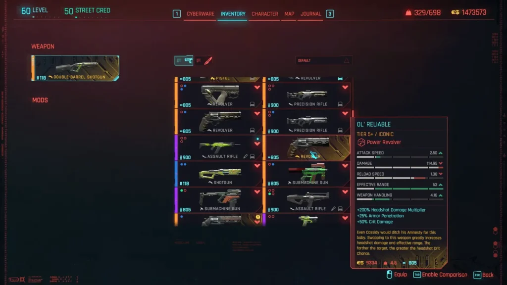 Cyberpunk 2077 Shot by Both Sides Quest rewards